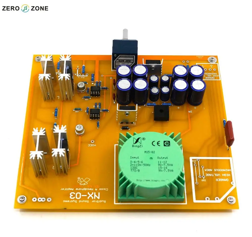 GZLOZONE Собранный NX 03 усилитель для наушников на базе Италии RudiStor NX03 усилитель|amplifier
