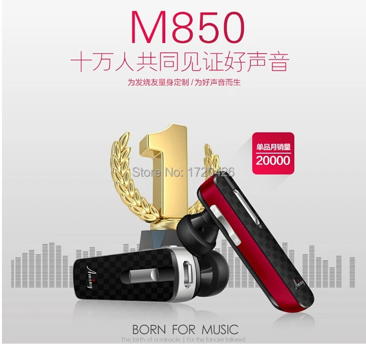 For Amy's M850 sport bluetooth wireless headset 4.0 hangers type mobile phone mini stereo acoustic double ear plugs |