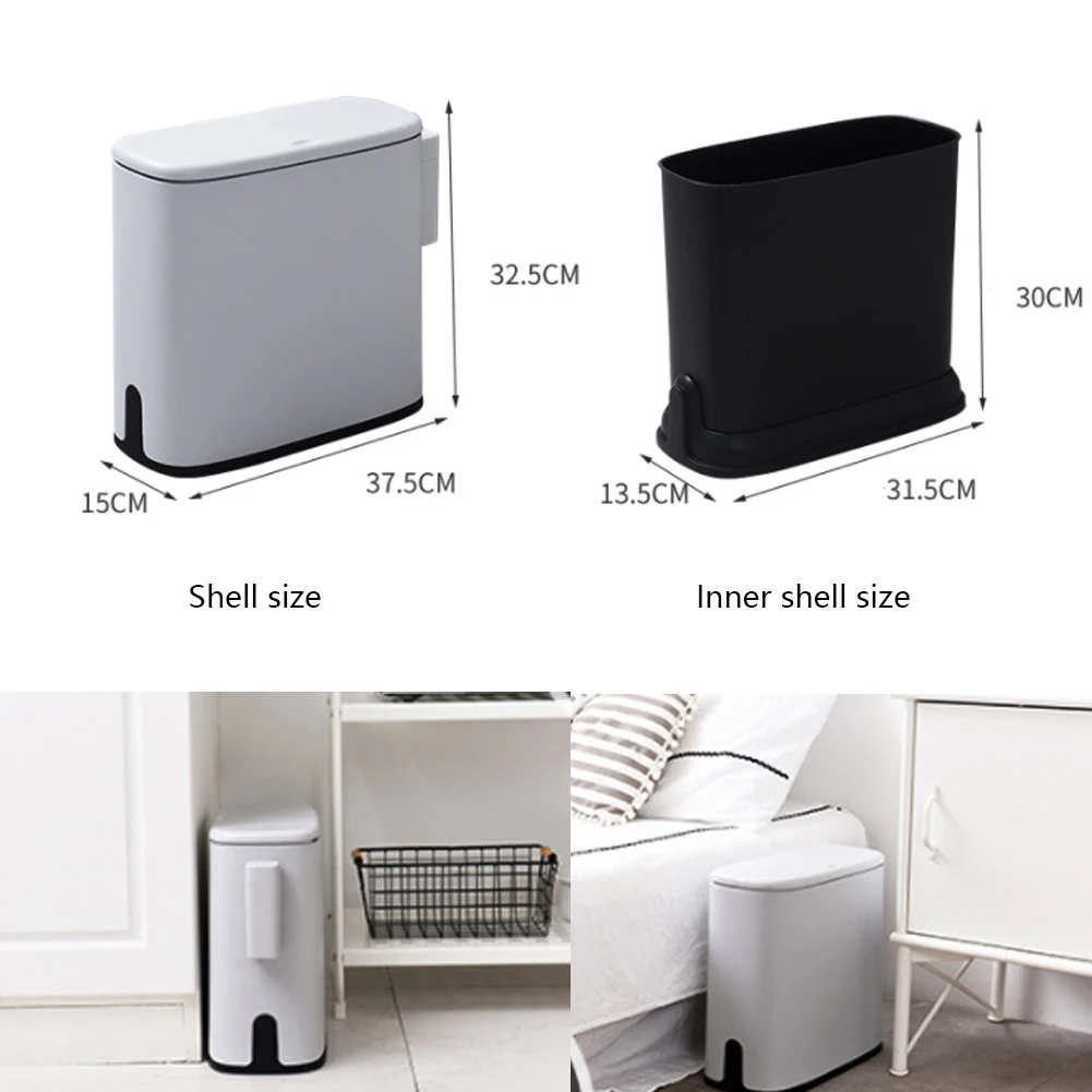 Новинка многофункциональная пластиковая корзина для мусора узкого типа