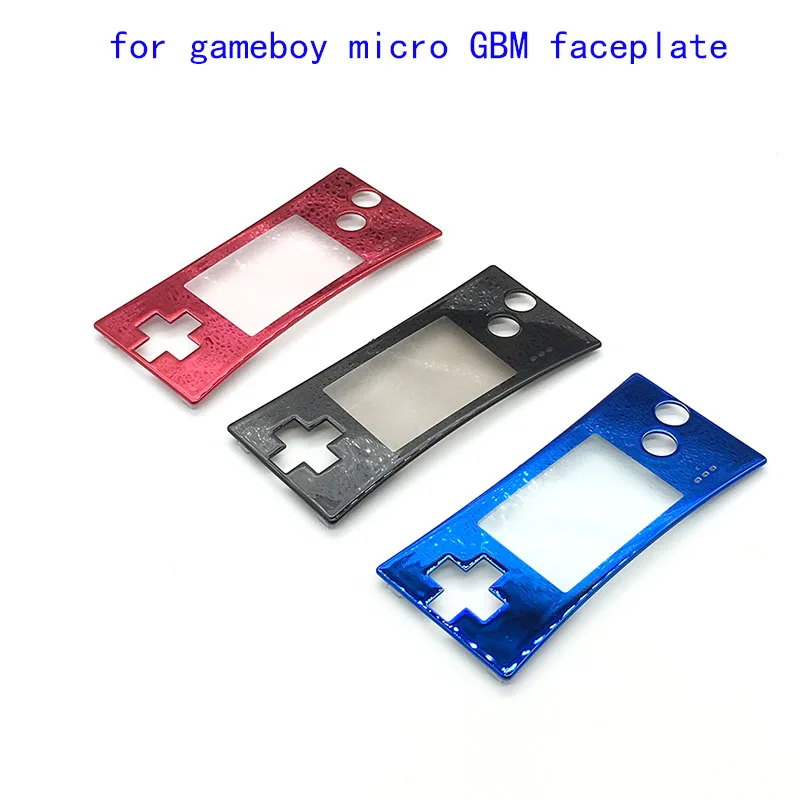 Хромированная Лицевая панель сменный передний корпус чехол для Nintendo Game Boy Micro