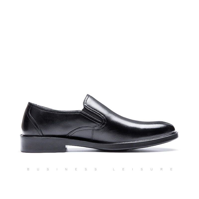 AOKANG 2018 New arrival shoes leather genuine casual comfortable fashion man high quality leisure black | Обувь