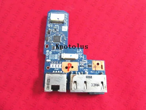 VILE1 NS A042 A042P для lenovo ThinkPad E431 DC Мощность разъем ethernet RJ45 порт плата монтажная