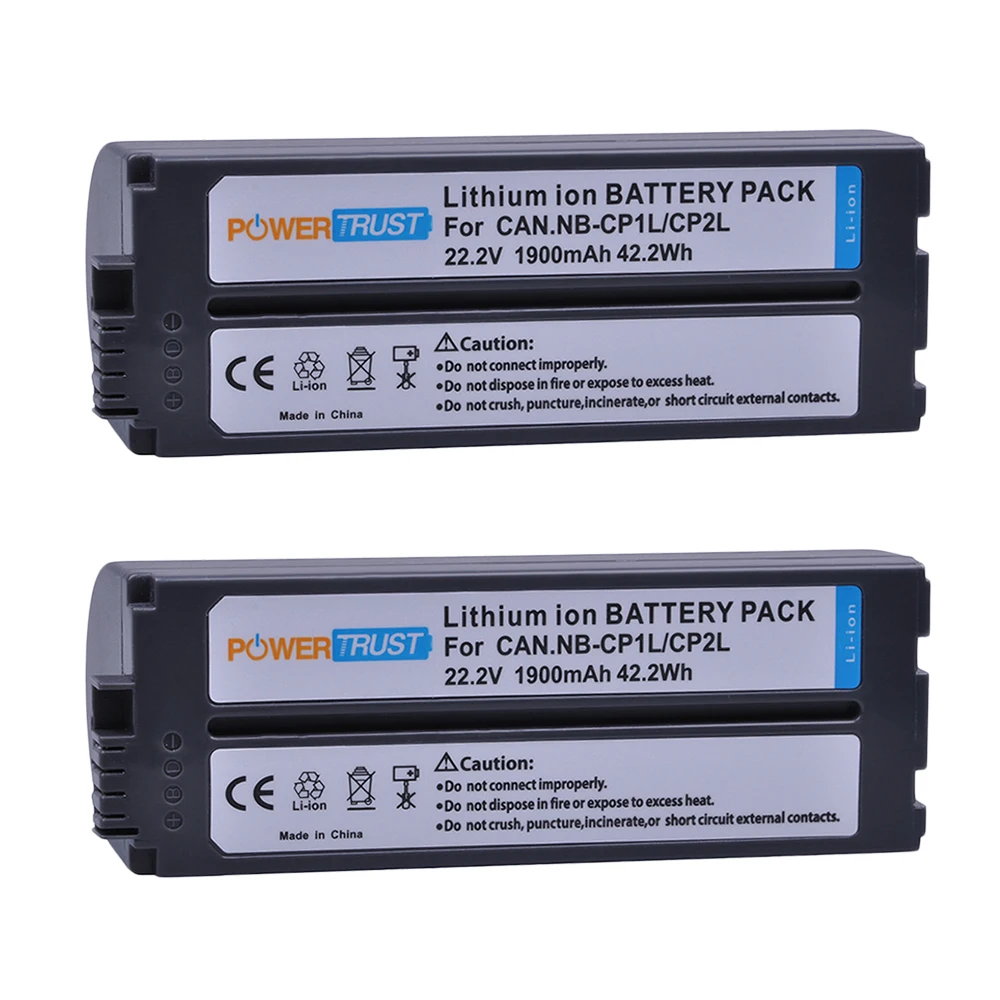 PowerTrust 2 шт. NB-CP2L CP2L NB-CP1L батарея для Canon SELPHY CP100 CP200 CP220 CP330 CP400 CP510 CP600 CP710
