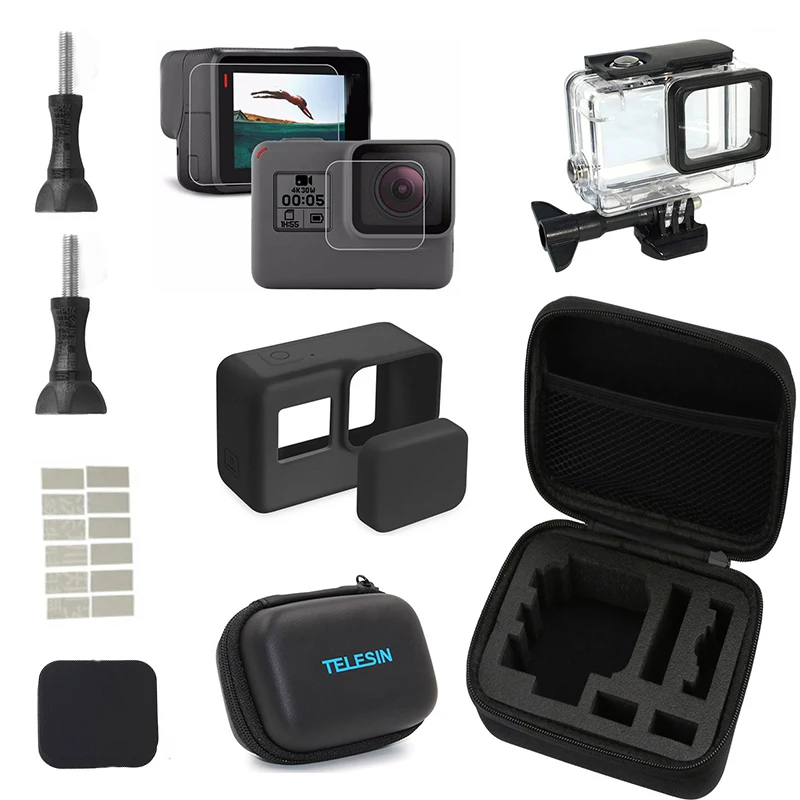 Go Pro Набор аксессуаров 45 м подводный водонепроницаемый чехол для камеры Дайвинг