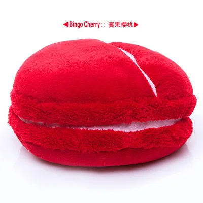 AAG Macaron плюшевая ручная грелка для ног Подушка макарон, десерт пирог Подушка домашняя Подушка на стул, подушка для украшения дома офиса подарок - Цвет: 6