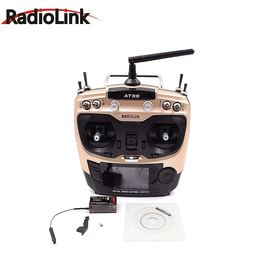 Радиоуправляемая система радиоуправления Radiolink AT9SPRO R9DS DSSS FHSS 2 4G 10CH передатчик
