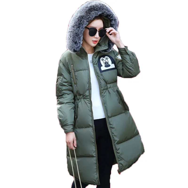 2020 повседневные теплые женские зимние куртки с меховым капюшоном толстые