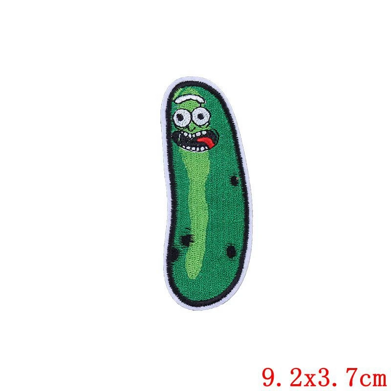 PE2799CT Pulaqi Рик и Морти заплатки Diy для одежды дети Parches Bordados Para La Ropa полоски на одежде Улица Сезам патч F - Цвет: PE2799CT