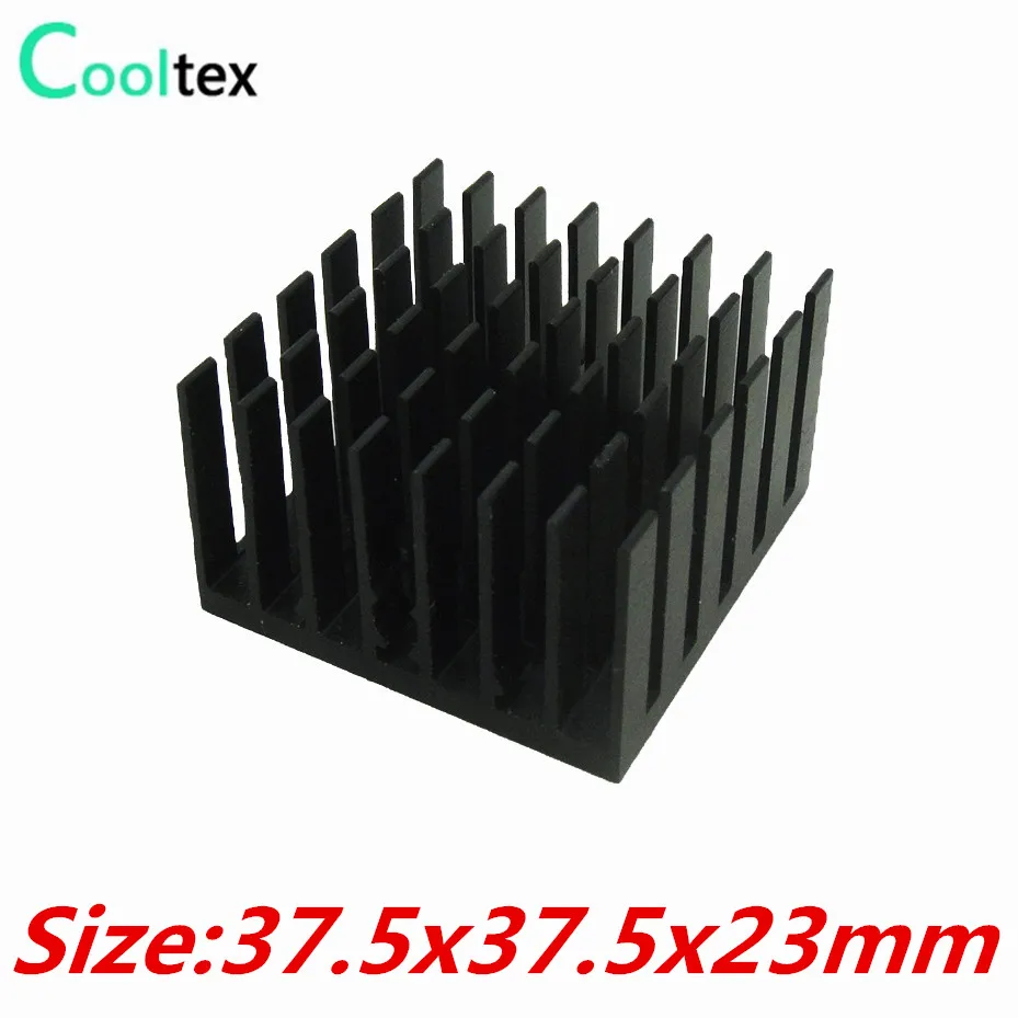 10 шт./лот 37 5x37 5x23 мм алюминиевый радиатор-радиатор для чипа VGA RAM IC светодиодный