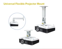 h300 universal flexible audio projector ceiling mount hanger projector wall mount bracket height adjustable 290 390mm load 8kgs