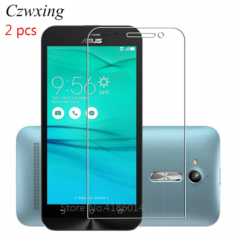 2 шт. закаленное стекло для Asus Zenfone Go ZB500KL Защита экрана ZB 500KL X00AD X 00AD X00ADA