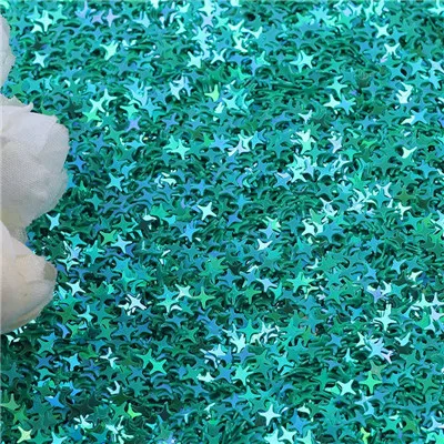 ab green Pailetten 4 мм Крест Звезда ногтей пайетки для рукоделия Сверкающая Звезда Сердце Сакура блесток пайетки DIY маникюр Дизайн ногтей Декор 20 г - Цвет: ab green