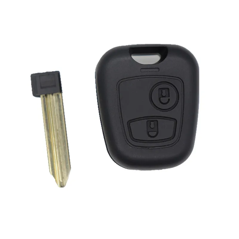 case and blade Пульт дистанционного ключа AUTEWODE для Citroen Xsara Picasso, 2 кнопки, чехол для автомобильного ключа, брелок, без чипа, 1 шт., лезвие - Количество кнопок: case and blade