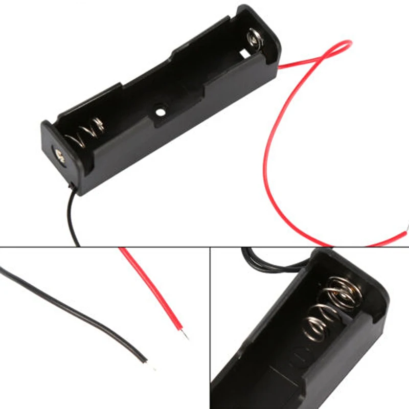 10 шт. держатель для литий полимерных и ионных аккумуляторов 3 7 в 18650|box black|box boxbox clip