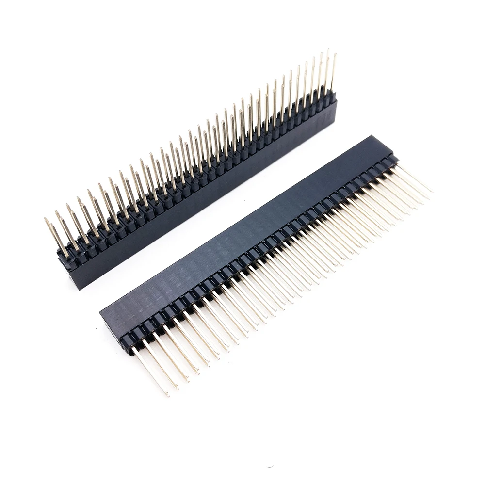 10 шт. коннекторы с прямыми штанинами PC104 2 54 мм 2x32P 12 мм|double connector|double rowrow pin |