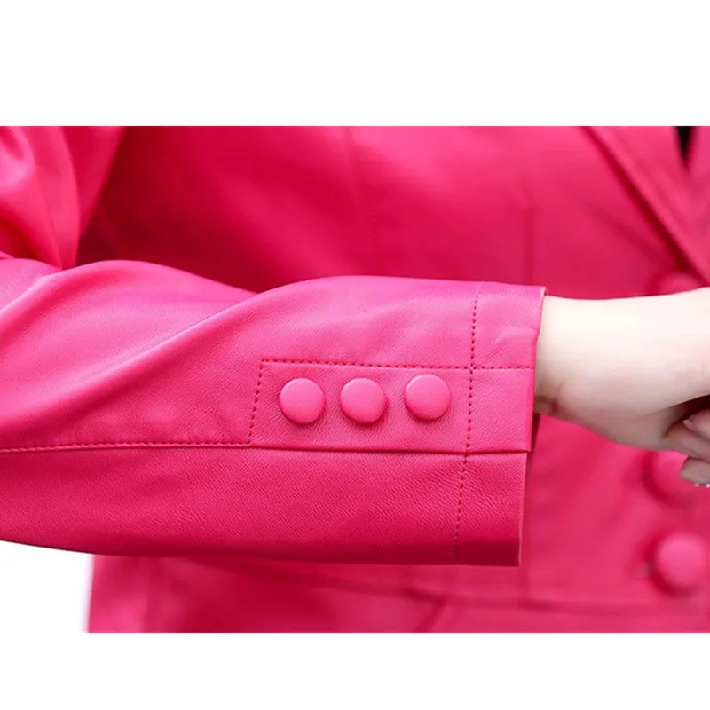 

Casual PU Leather Jacket Women Classic Blazer Slim Short Basic Coat Jackets 2018 Autumn Female Faux Coat Outerwear Plus size 4XL