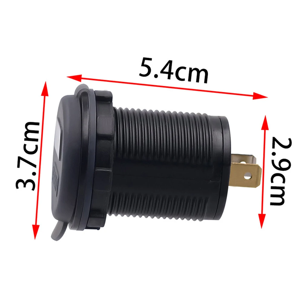 Синий/Зеленый светодиодный цифровой Напряжение метр Универсальный 12 / 24V 2 в 1