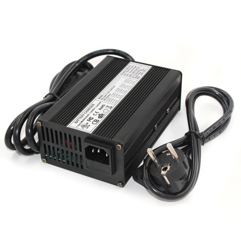 free shipping 42v 4a smart li ion battery charger output42v dc used for 36v electric bike lithium battery pack free global shipping