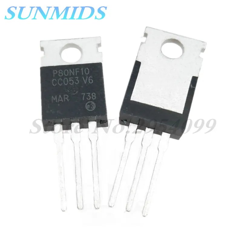 20 шт. STP80NF10 P80NF10 80N10|Запасные части| |
