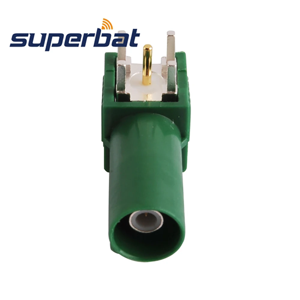 Радиочастотный разъем Superbat 10 шт. штекер Fakra мужское крепление PCB прямоугольный