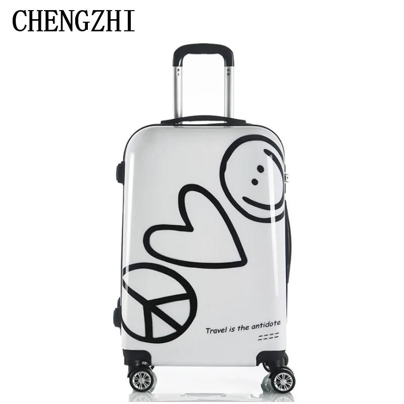 

Чемодан на колесиках CHENGZHI, прекрасный роскошный индивидуальный чемодан на колесиках, 20/24 дюйма