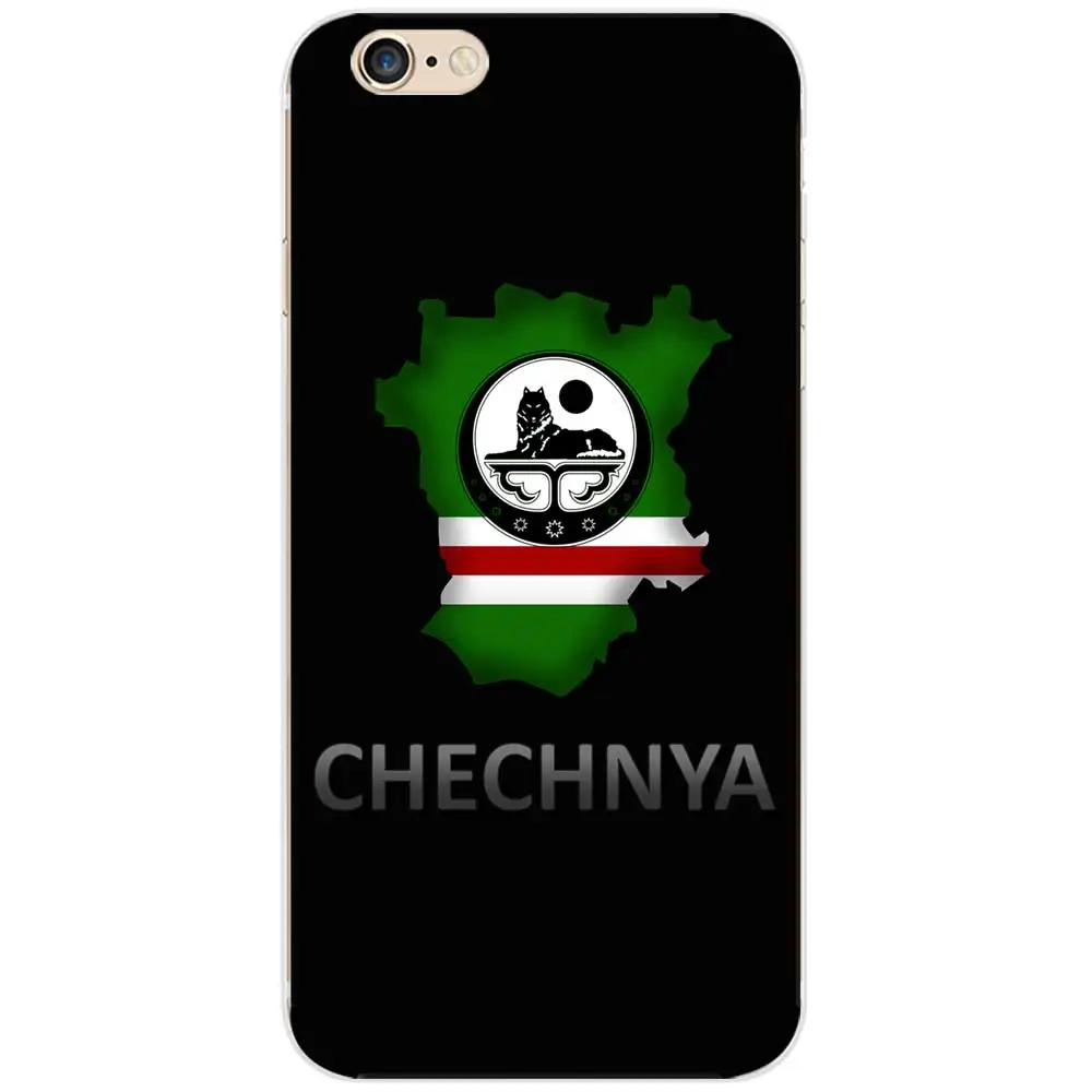 Чехлы из ТПУ для iPhone 6 7 8 S XR X Plus 11 Pro Max I Am From Chechen Wolf National Flag античная тема|Бамперы| |