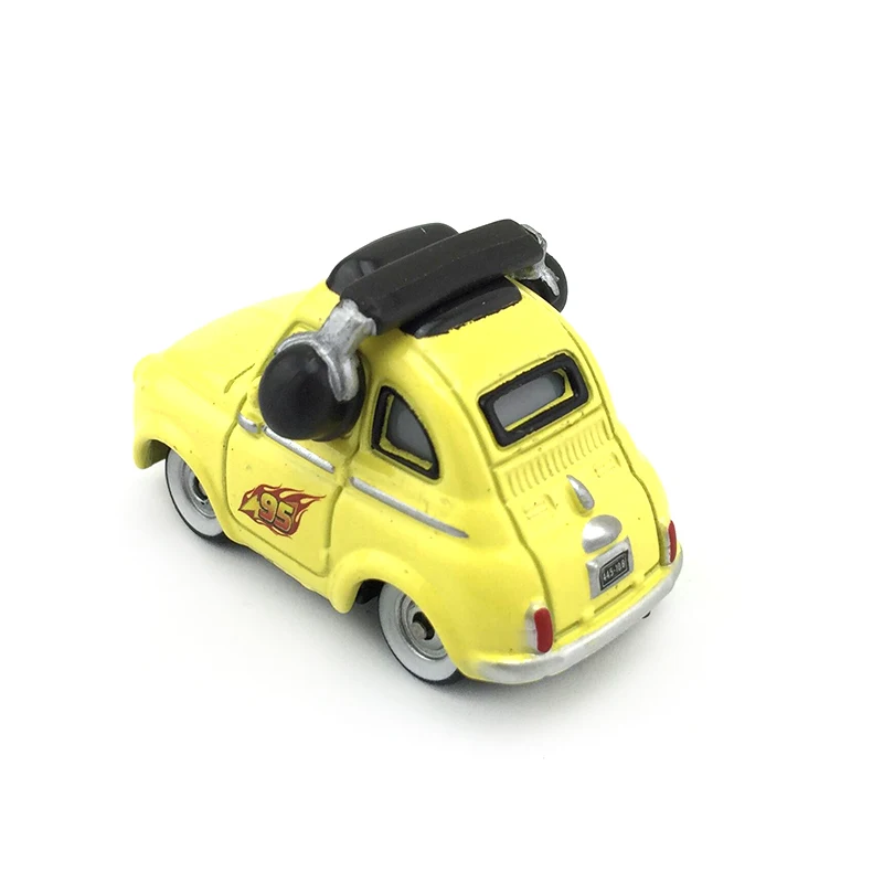 Disney Pixar Cars Луиджи с гарнитурой 1:55 литья под давлением Металл Игрушечная машина из
