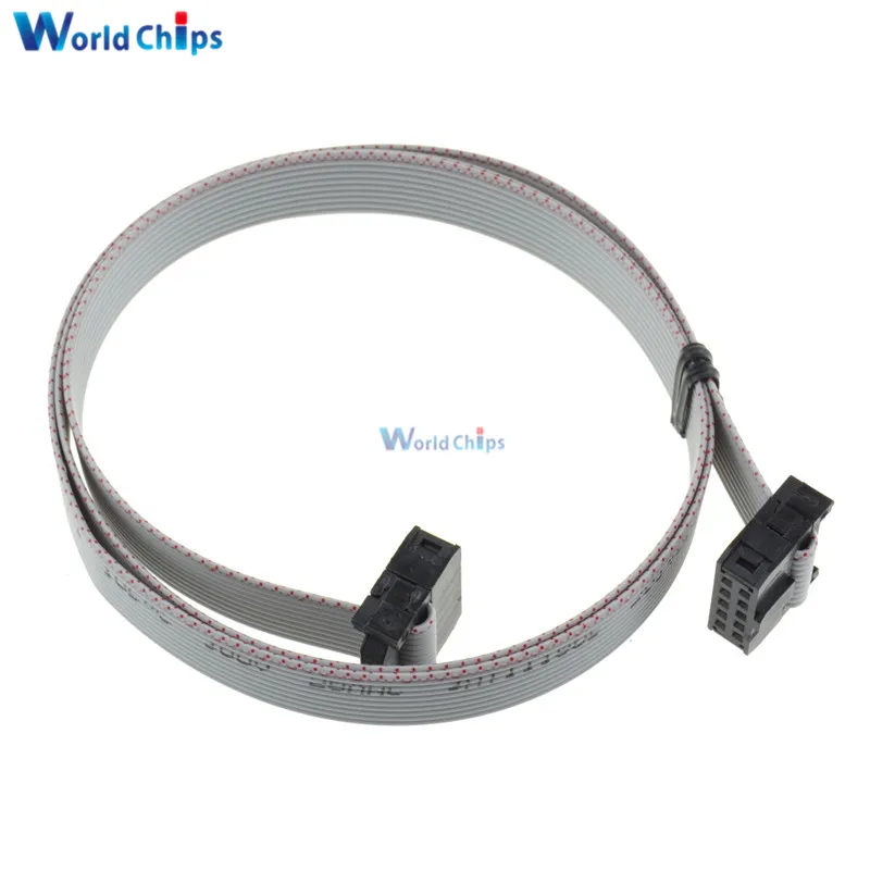 70 см 10 Pin USBISP USBASP для JTAG AVR скачать провод P ленточный кабель 2 54 фута