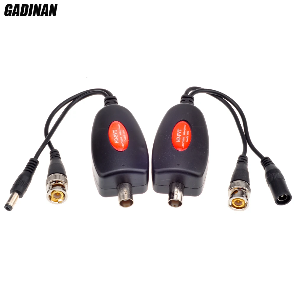 Камера GADINAN AHD CVI TVI CCTV Power, передача видео через один BNC видеокабель до 400 м HD-PVT Power, видеопередатчик