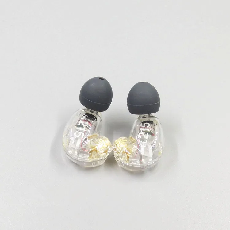 White no cable DIY MMCX SE215 гарнитура Hi-Fi стерео наушники-вкладыши шумоподавление бас наушники MMCX для Shure для IPhone Xiaomi samsung - Цвет: White no cable