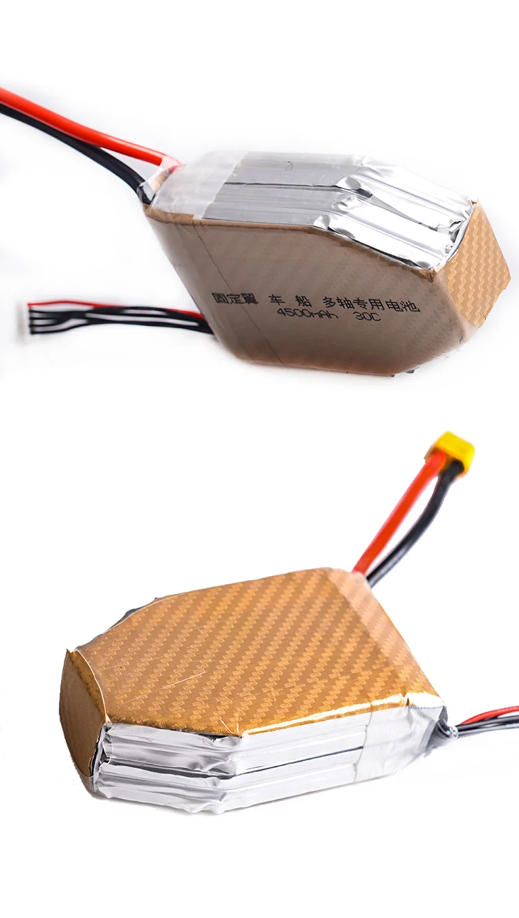 Lipo Аккумулятор 7 4 V 11 1 14 8 22 2 4500mAh 30C большой емкости t образный разъем для