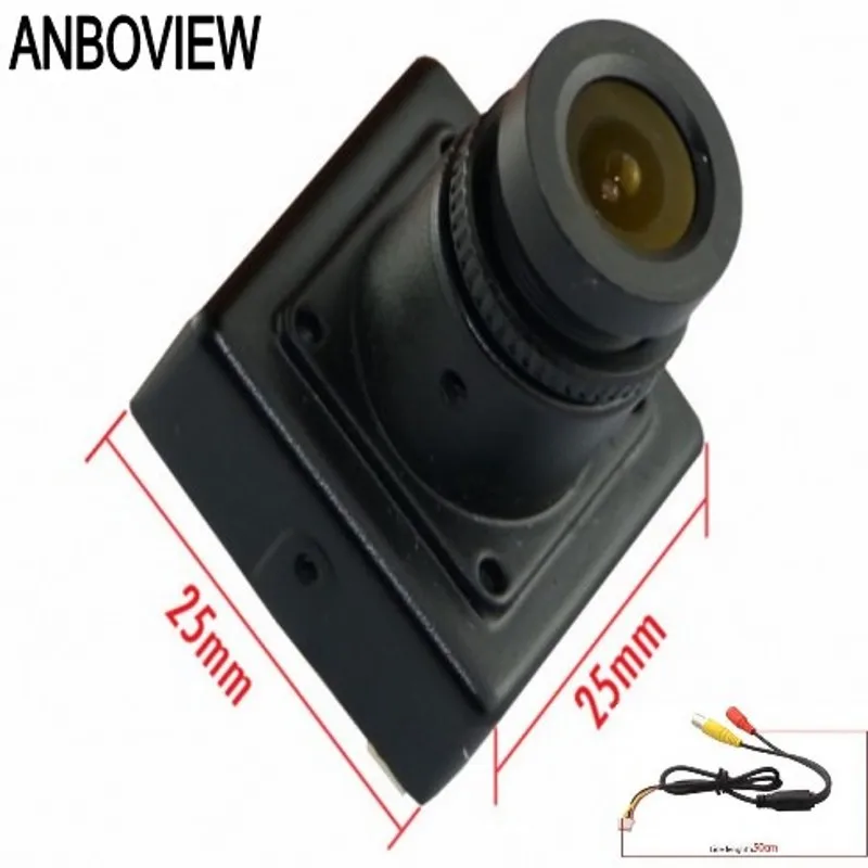 Микрокамера видеонаблюдения SONY CCD 550TVL размер 25x25мм 1/3 дюйма для помещения с