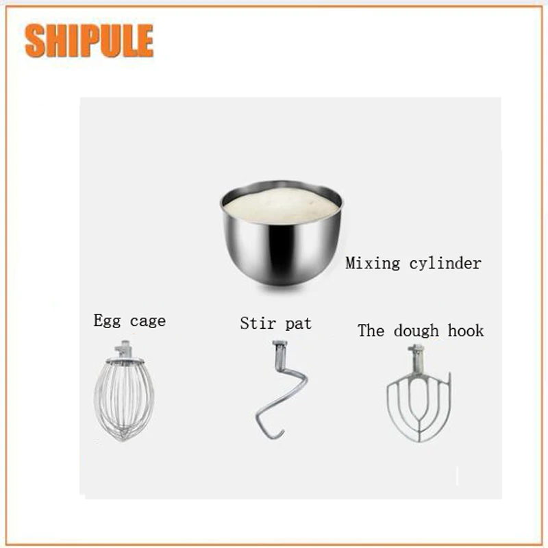

20L free ship commercial 220V Stainless Steel 20L dough mixerflour mixer dough mixer with eggbeater