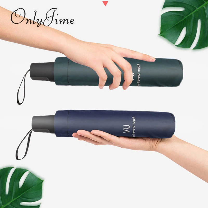 Только Jime складной зонт Soild UV Sun брендовый ветрозащитный детский высокое качество