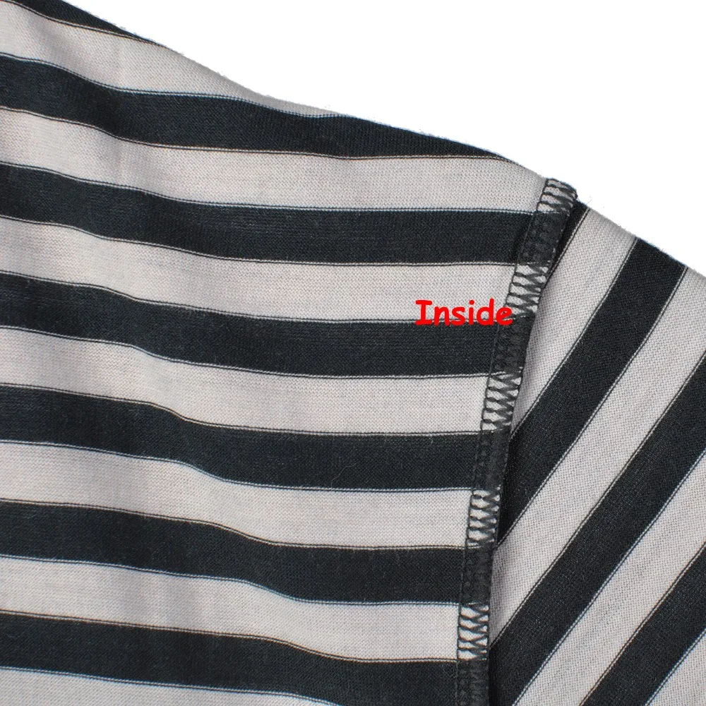 Huntsman Henley Мужская 100% мериносовая шерсть Короткая свободная полосатая
