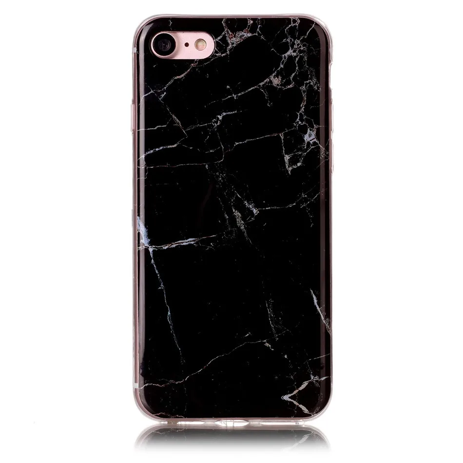 Чехол Triseoly для iPhone 6 S силиконовый Яркий яркий чехол с мраморным камнем 7 6S 8 Plus X