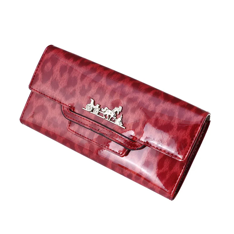 Женские бумажники из лакированной кожи высококачественный дизайнерский