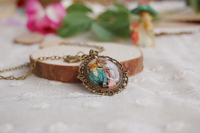 6pcs/lot Cute Mr. Fox and Mrs. Necklaces Love Vintage Bronzed Pendant for Best Friends XL121 | Украшения и аксессуары