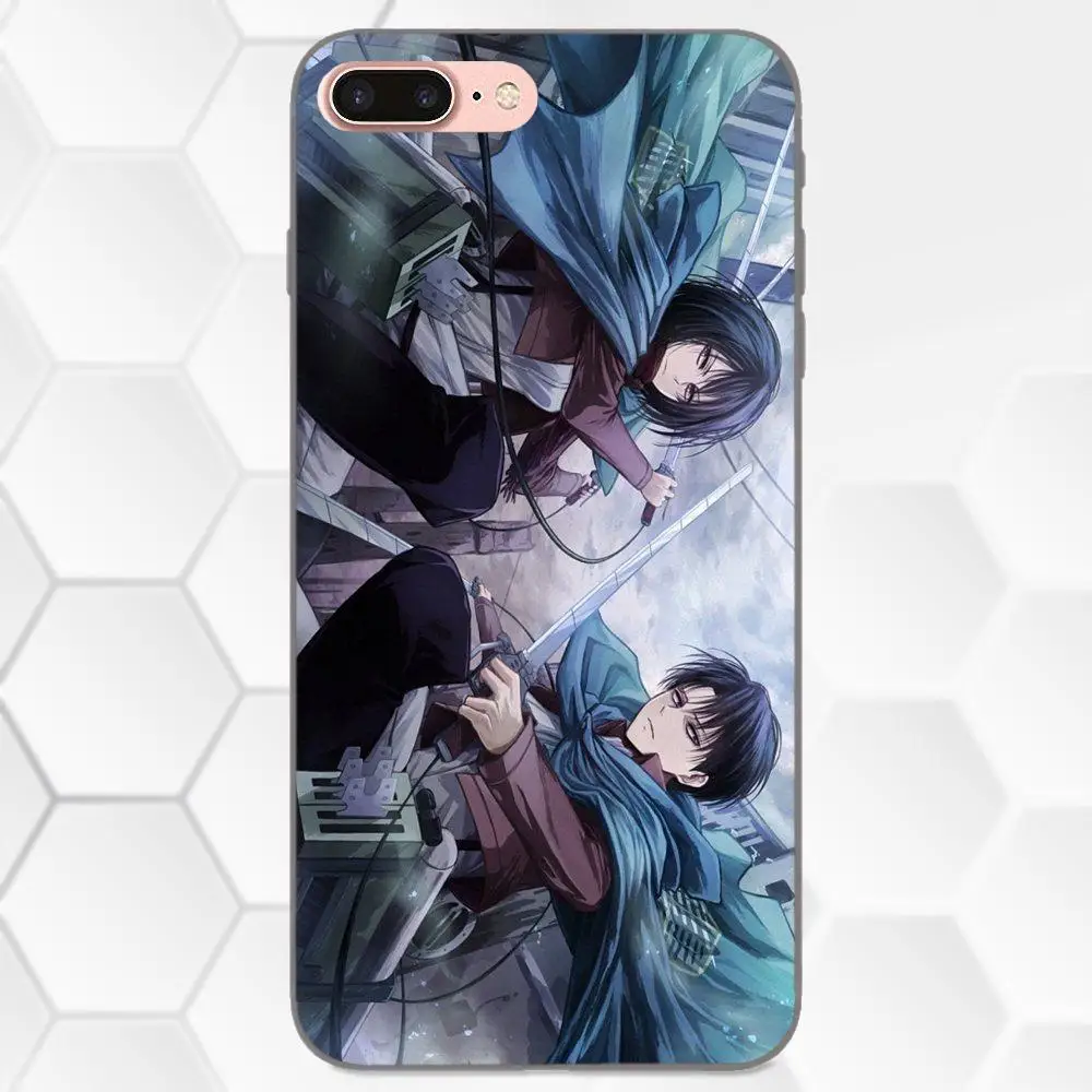 Shingeki No Kyojin Attack On Titan ТПУ чехол с принтом для Samsung Galaxy A3 A5 A6 A6s A7 A8 A9 Star Plus 2016 2017