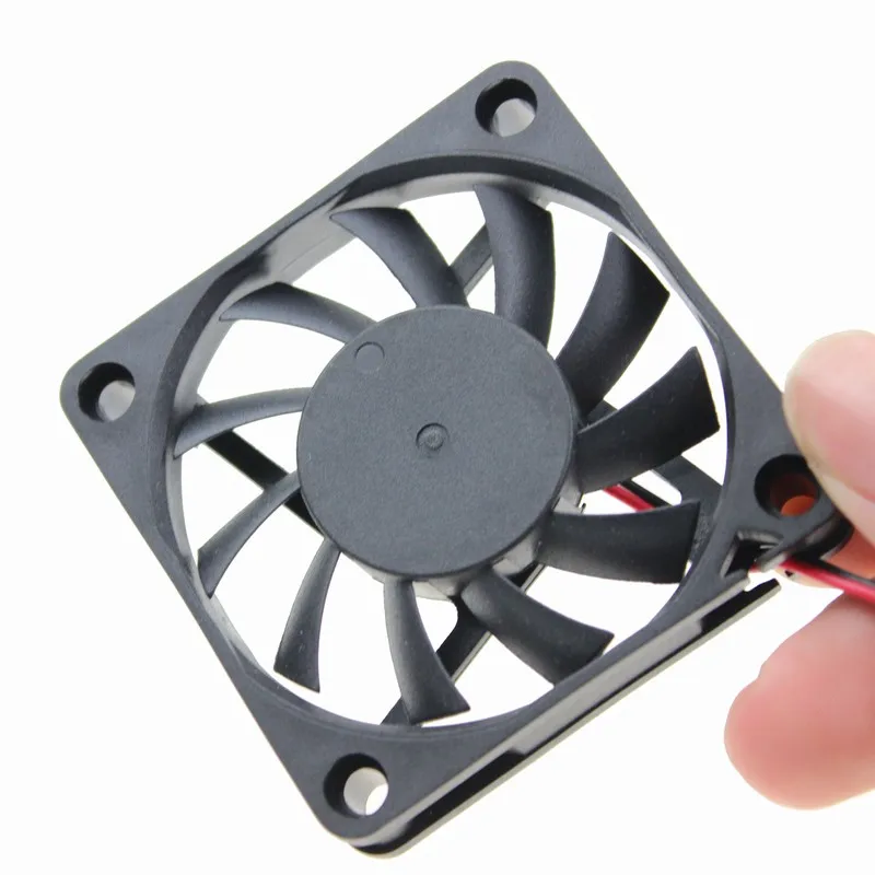 

20PCS Gdstime 2Pin DC 24V 6cm 60x60x10mm Computer PC Case Brushless Cooler 60mm Cooling Fan