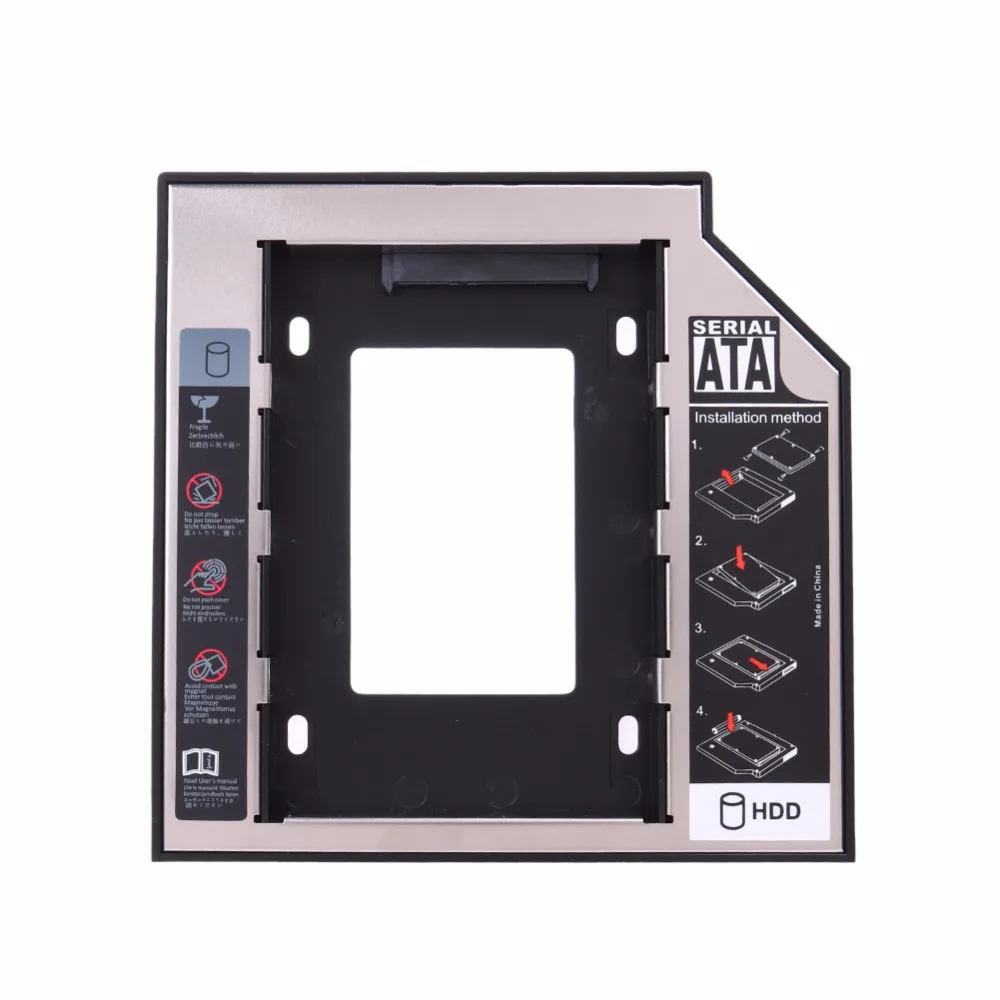 Универсальный 2 5 2nd 12 7 мм Ssd Hd SATA жесткий диск HDD Caddy Adapter Bay для Macbook Pro|Корпус
