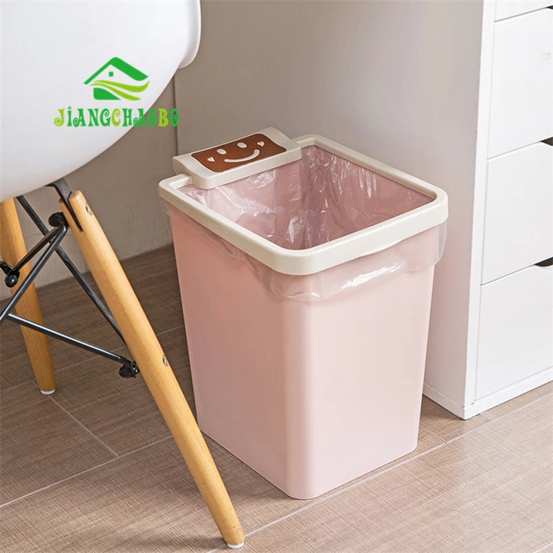 Квадратная корзина для мусора JiangChaoBo без крышки из пластиковой бумаги