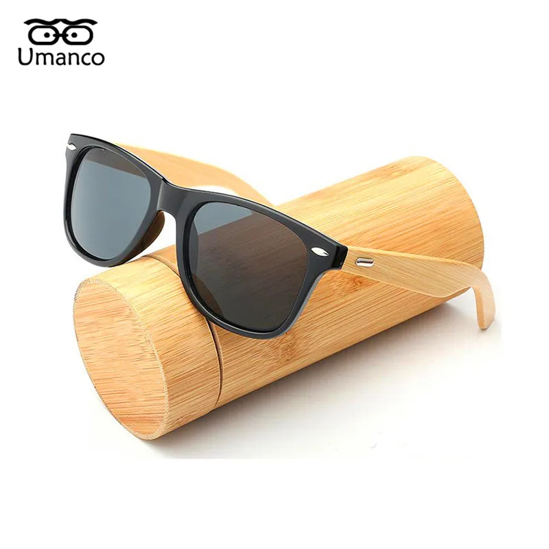 Солнцезащитные очки Umanco Bamboo для мужчин и женщин классические индивидуальные