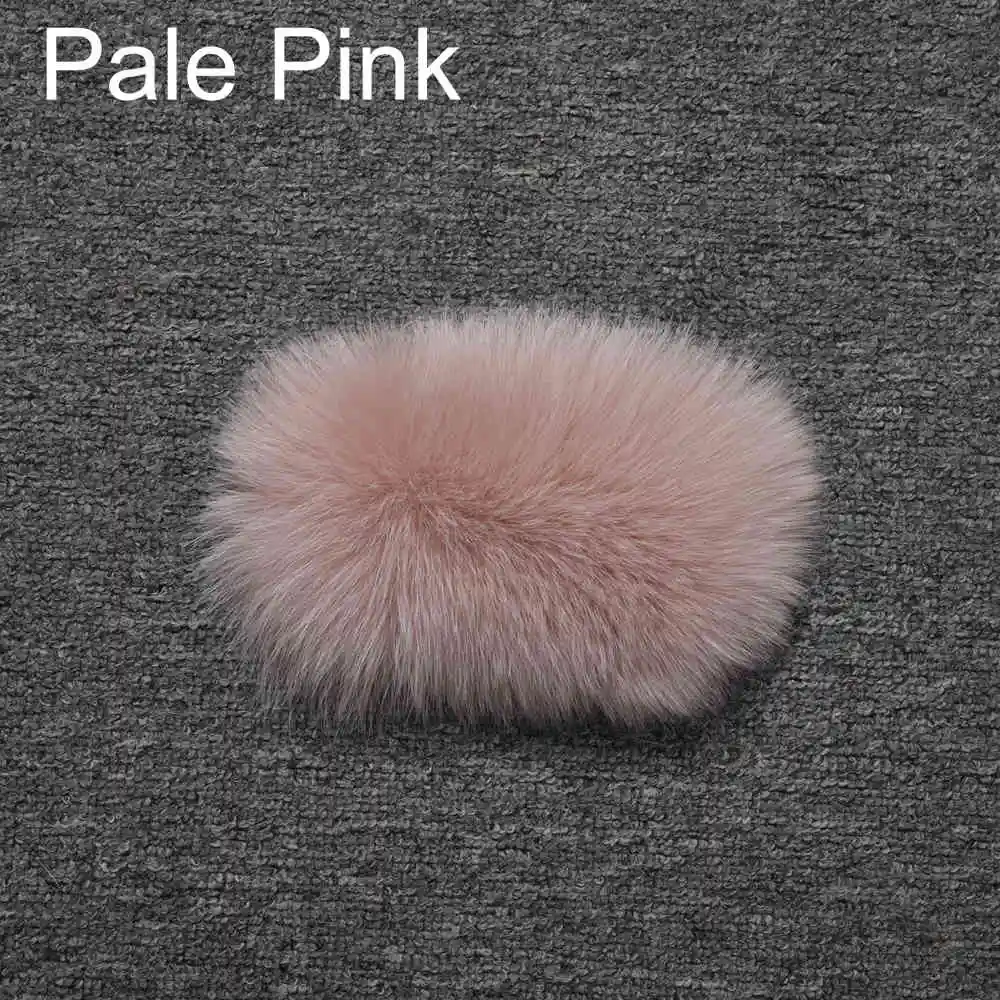 Pale Pink Модный стиль, натуральный мех лисы Жилет, высокое качество, женский жилет из натурального меха, зимний теплый пушистый женский жилет S7426 - Цвет: Pale Pink