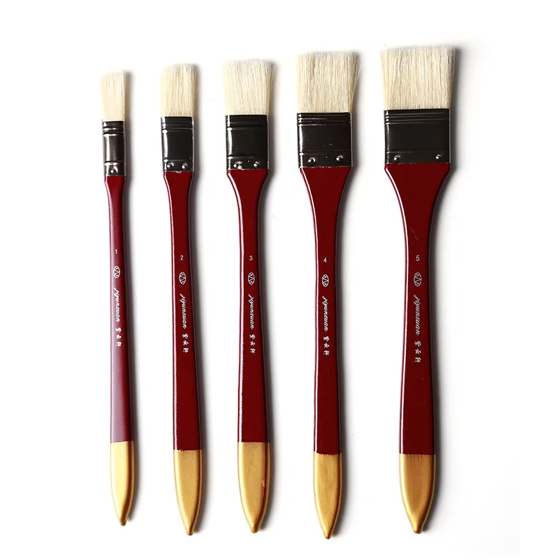 5 костюмов искусственная щетина щетка для волос набор матовых деревянных щеток