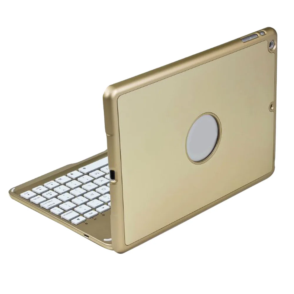 OMESHIN ультра алюминиевая Bluetooth клавиатура с кожаный чехол Поддержка iOS Windows Android система Keybord для Ipad/Ipad Air