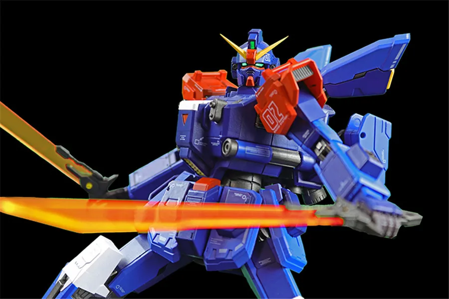 Фигурки героев в наличии FUNHOBBY MB GUNDAM Blue Destiny Unit NO.2 со светодиодсветильник кой и