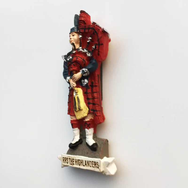 Bagpipe клетчатая юбка в форме наклейки на холодильник креативный Британский