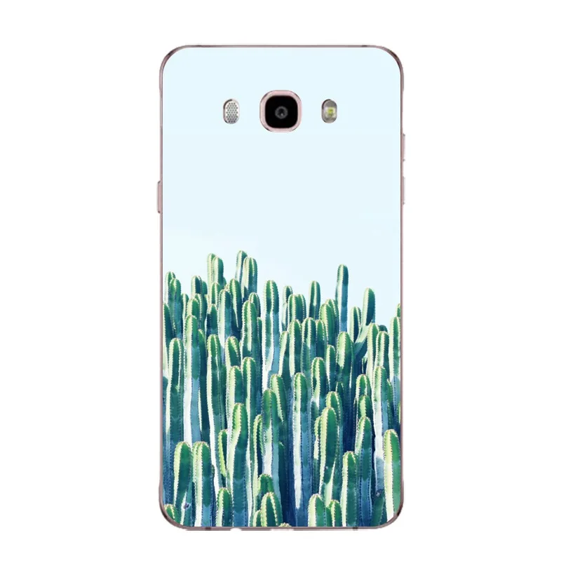 Мягкий прозрачный чехол из ТПУ для Samsung J3 J5 J7 S6 S7 S8 note8 A3 A5 C7 J2prime с цветочным принтом