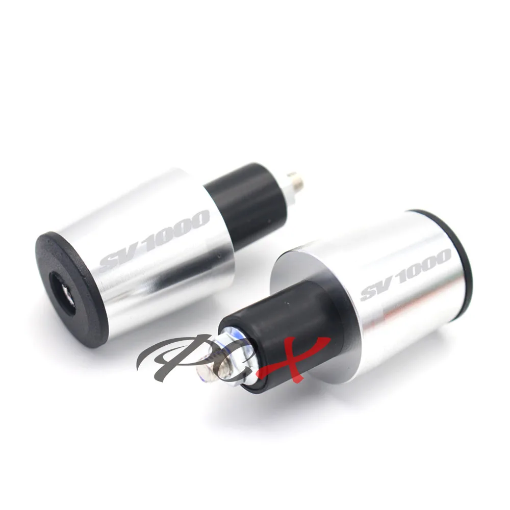 

Motorcycle Accessories CNC Aluminum 7/8'' 22MM Handlebar Grips Handle Bar Cap End Plugs For SUZUKI SV1000/S SV 1000 2003-2007